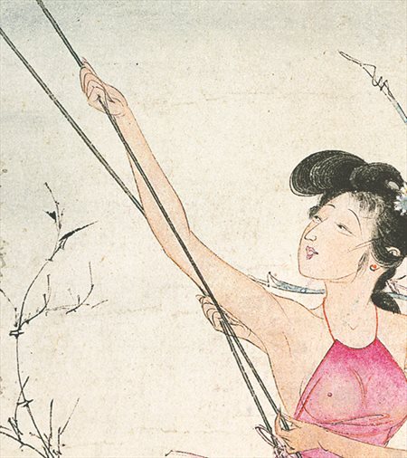 梅江-胡也佛的仕女画和最知名的金瓶梅秘戏图